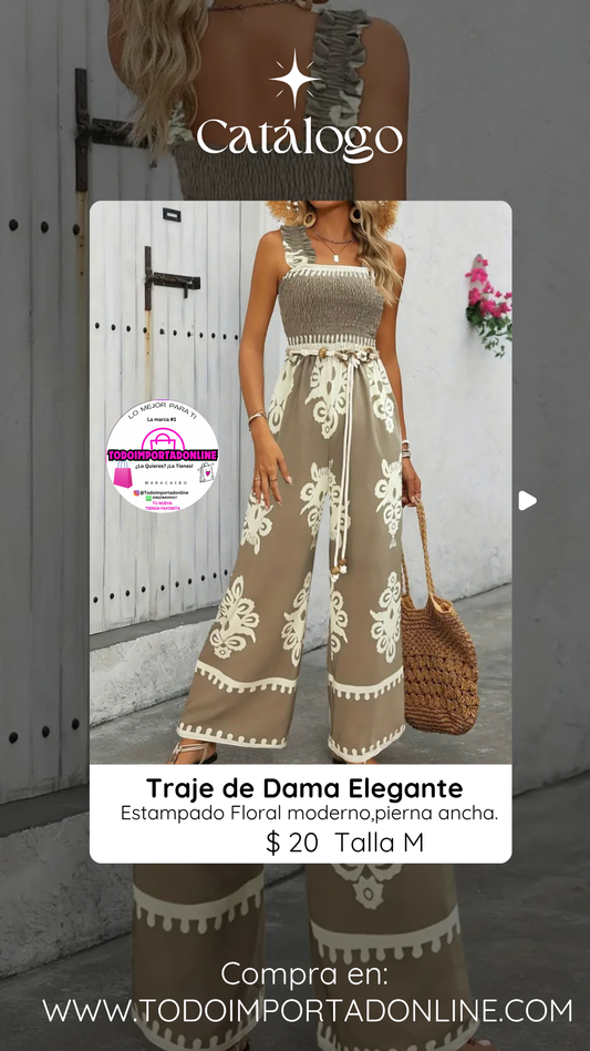 Traje de dama elegante