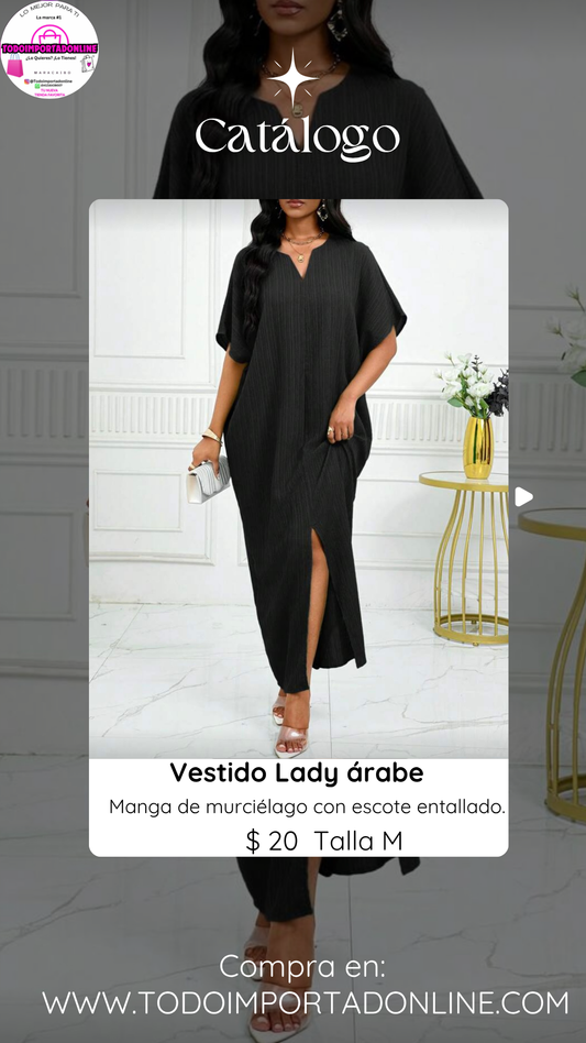 Vestido árabe para damas