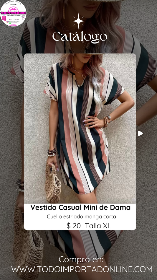 Vestido casual, mini de dama