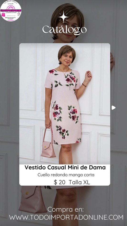 Vestido casual, mini de dama
