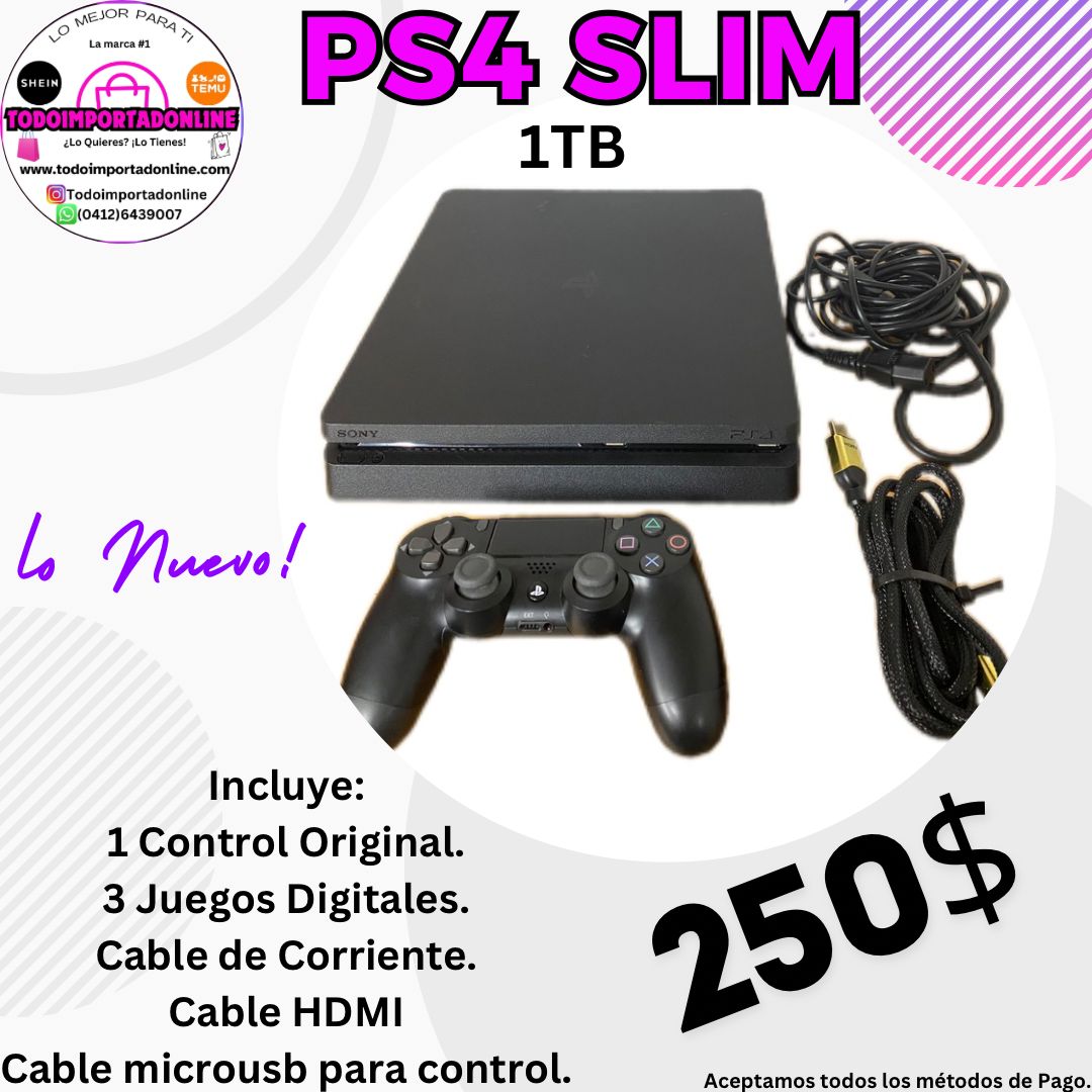 PS4 slim de 1TB