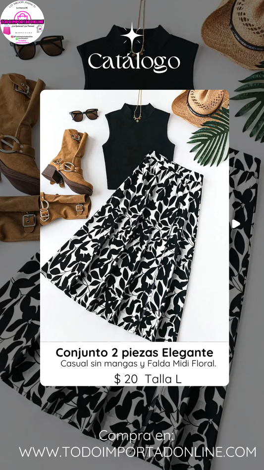 Conjunto de dos piezas de dama