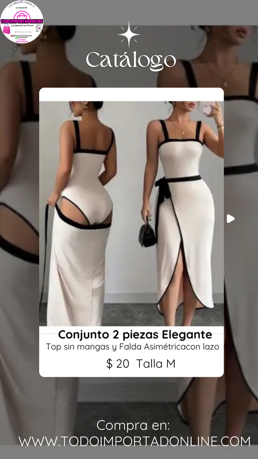Conjunto Elegante de dama 2 piezas