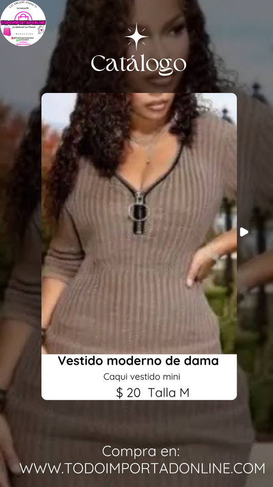 Vestido moderno de dama