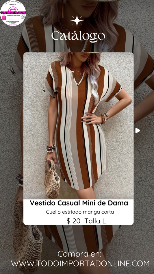 Vestido casual, mini de dama