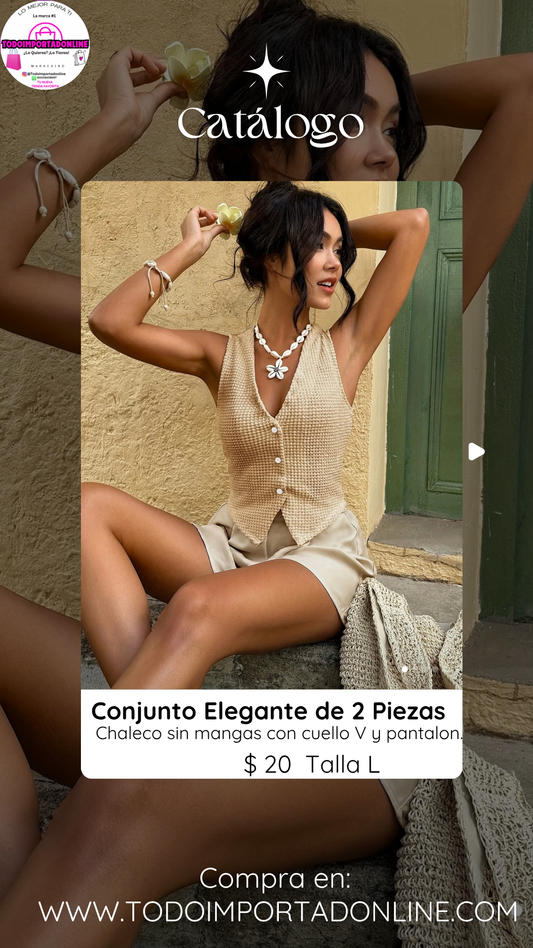 Conjunto Elegante De 2 piezas