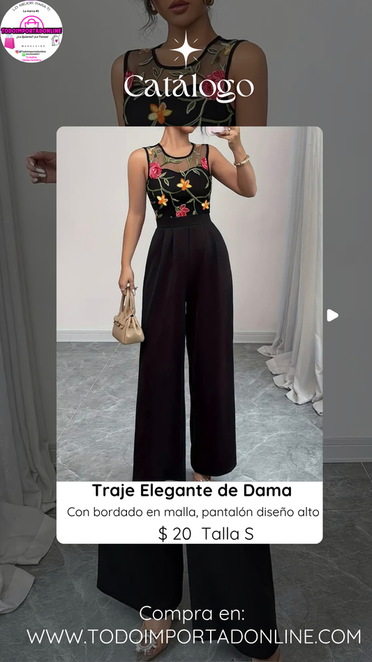 Traje elegante de dama