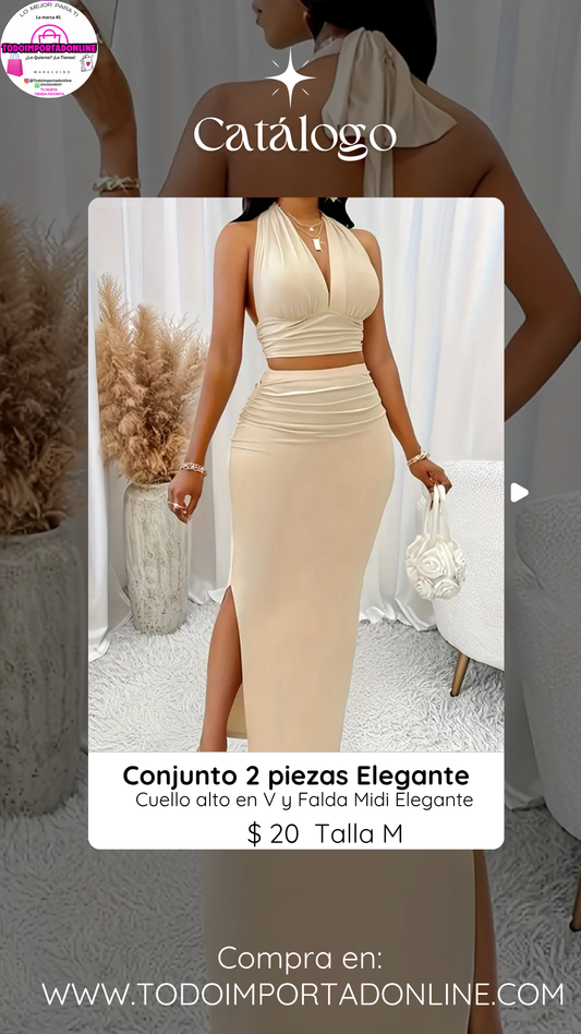 Conjunto de dos piezas para dama